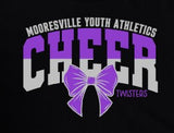 Mooresville Youth Athletics - Cheerleading Twisters  - You Choose The  Shirt Style - Shirt Color Is Black
