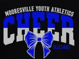 Mooresville Youth Athletics - Cheerleading Blizzard  - You Choose The  Shirt Style - Shirt Color Is Black