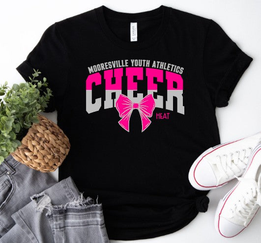 Mooresville Youth Athletics - Cheerleading Heat - You Choose The  Shirt Style - Shirt Color Is Black