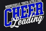 Mooresville Youth Athletics - Cheerleading Generic - You Choose The Shirt Style - Shirt Color Is Black