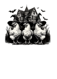 Spooky Chicken Witch - Shirt Color Is Cream