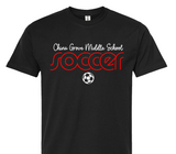 China Grove Middle Soccer - You Choose The Shirt Style - Black