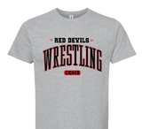 China Grove Middle Wrestling - You Choose The Shirt Style - Gray