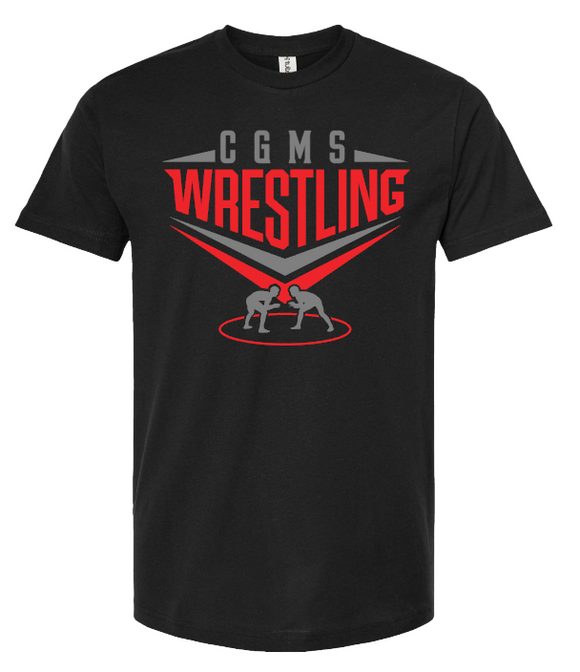 China Grove Middle Wrestling - You Choose The Shirt Style - Black