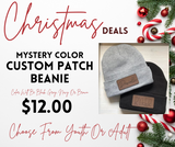 Christmas Deals - Ends Oct 19th - Custom Patch Beanie