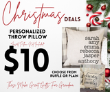 Christmas Deals - Ends Oct 19th - Personalized Throw Pillow