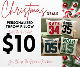 Christmas Deals - Ends Oct 19th - Personalized Sports Pillow