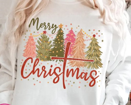 Christmas 2024 - Merry Christmas 1 - Shirt Color Is Cream