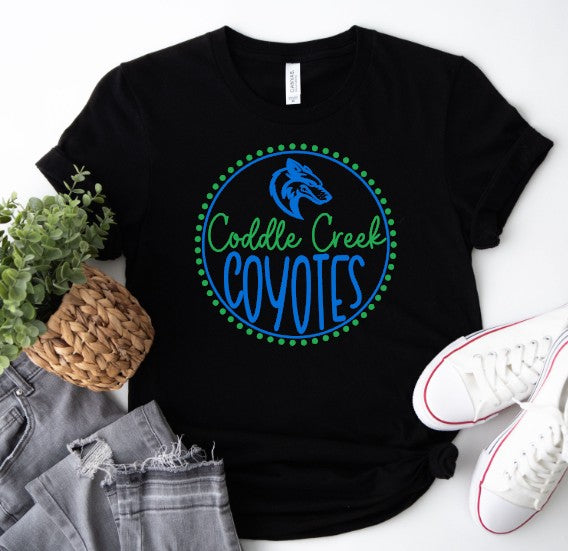 Coddle Creek Elementary  - You Choose The Shirt Style - Shirt Color Is Black
