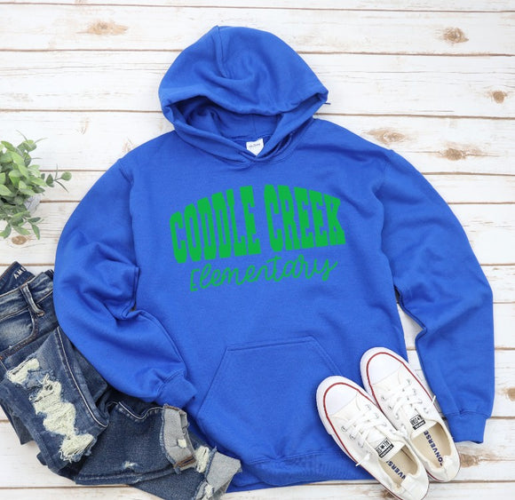 Coddle Creek Elementary  - You Choose The Shirt Style - Shirt Color Is Royal