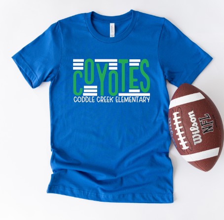 Coddle Creek Elementary  - You Choose The Shirt Style - Shirt Color Is Royal