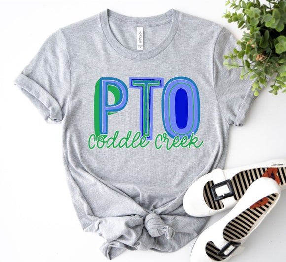 Coddle Creek Elementary  - You Choose The Shirt Style - Shirt Color Is Gray