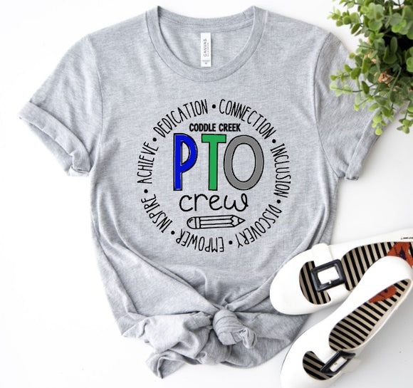 Coddle Creek Elementary  - You Choose The Shirt Style - Shirt Color Is Gray