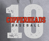 Copperheads Baseball - You Choose the Shirt Style - Please include your number requested in order notes.