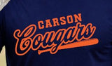 Carson Cougars Baseball - You Choose the Shirt Style