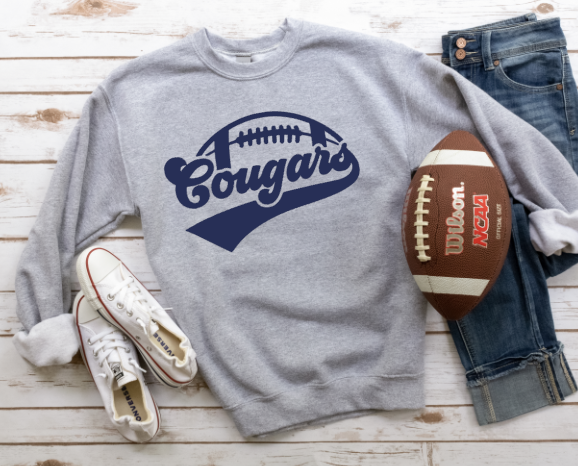 Cougars Football -  Shirt Color Is Gray