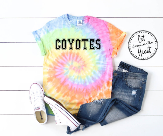 Coddle Creek Elementary  - You Choose The Shirt Style - Shirt Color Is Tie Dye