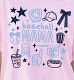 DC Crushers Baseball - You Choose the Shirt Style - Shirt Color Is Light Pink