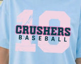 DC Crushers Baseball - You Choose the Shirt Style - Shirt Color Is Light Blue