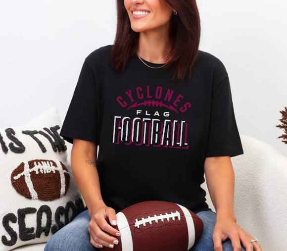 Mooresville Youth Athletics - Cyclones  - You Choose The Shirt Style - Shirt Color Is Black