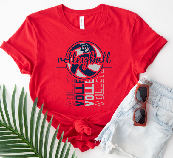 Davidson Day School - You Choose The Shirt Style - Shirt Color Is Red
