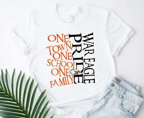 Davie County High School  - You Choose The Shirt Style - Shirt Color Is White