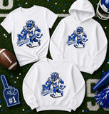 Mooresville Blue Devils Football - You Choose the Shirt Style - Shirt Color Sports White