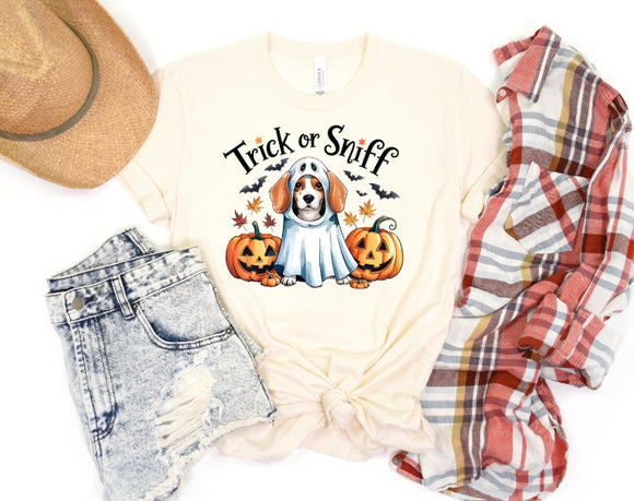 Halloween Beagle Dog -  Shirt Color Is Cream