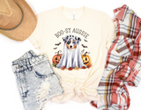Halloween Aussie Dog -  Shirt Color Is Cream