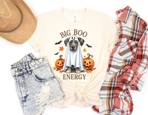 Halloween Great Dane Dog -  Shirt Color Is Cream