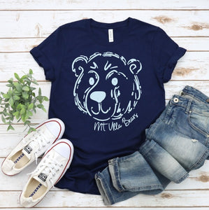 Mt Ulla Bears Doodle Design- You Choose The Shirt Style