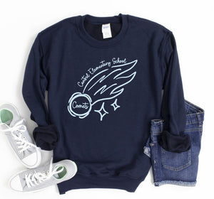 Central Comets Doodle Design- You Choose The Shirt Style