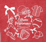 Extreme Performance Softball - You Choose the Shirt Style