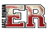 East Rowan Baseball Design - You Choose the Shirt Style