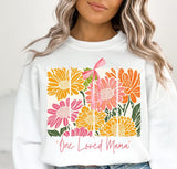 One Loved Custom Name - You Choose the Shirt Style and Names - Shirt Color Is White