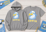 Erwin Middle School - You Choose The Shirt Style - Shirt Color is Gray