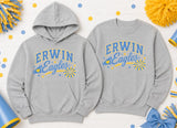 Erwin Middle Cheerleading - You Choose The Shirt Style - Shirt Color is Gray