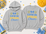 Erwin Middle Cheerleading - You Choose The Shirt Style - Shirt Color is Gray