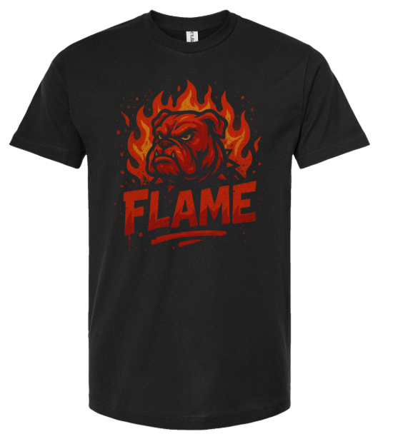 Flame Pack - West Rowan Middle School - Shirt Color Is Black