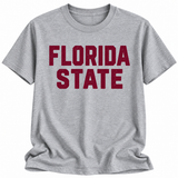Custom Text - You Choose The Text & Text Color - Shirt Color Is Gray