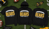 Selma Burke Football  - You Choose The Shirt Style - Shirt Color is Black