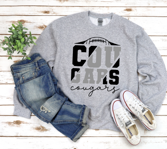 Cougar Football - Shirt Color Is Gray