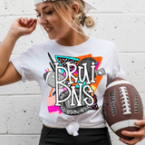 Football  Mascot Graphic - You Choose The Shirt Style & 165 Mascot Names To Choose From