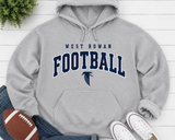 West Rowan High School - You Choose The Shirt Style - Shirt Color is Gray