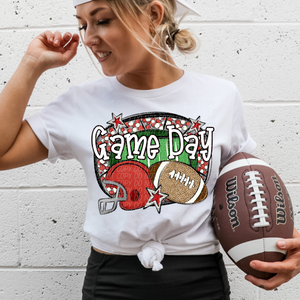 Football  Game Day - You Choose The Shirt Style & 9 Colors To Choose From