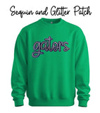 Gators Glitter & Sequin Patch - You Choose The Shirt Style & Color