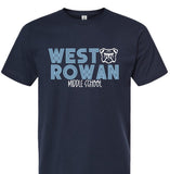 West Rowan Middle School Boosters  - Football - You Choose The Shirt Style