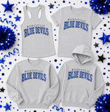 Mooresville Blue Devils - You Choose the Shirt Style - Shirt Color Sports Gray