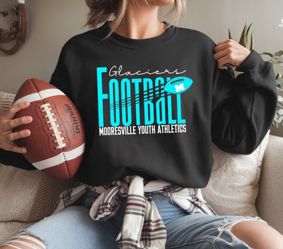 Mooresville Youth Athletics - Glaciers - You Choose The Shirt Style - Shirt Color Is Black
