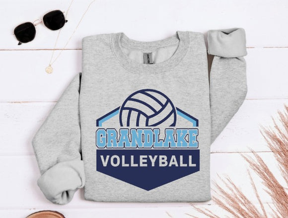 GrandLake Volleyball  - You Choose The Shirt Style - Gray